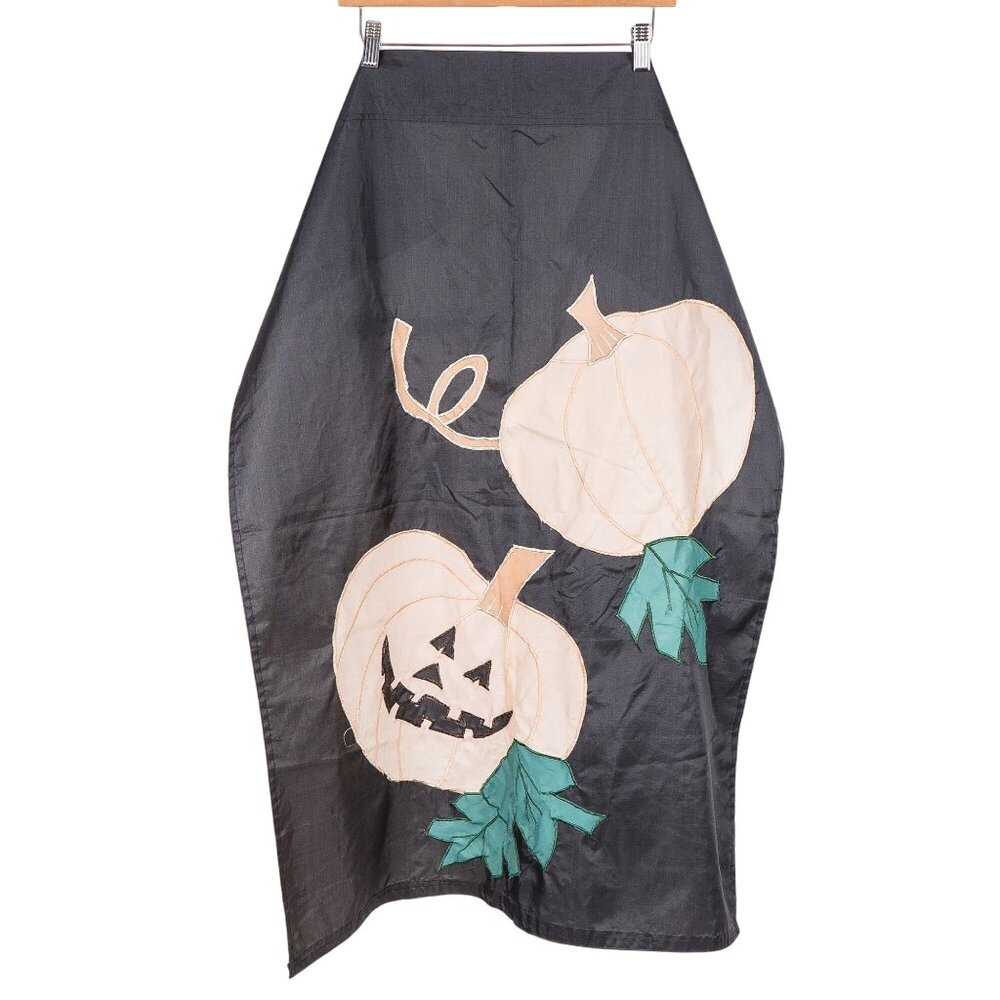 Pumpkin Halloween House Flag Decorative JackOLantern Garden Black Orange Fall